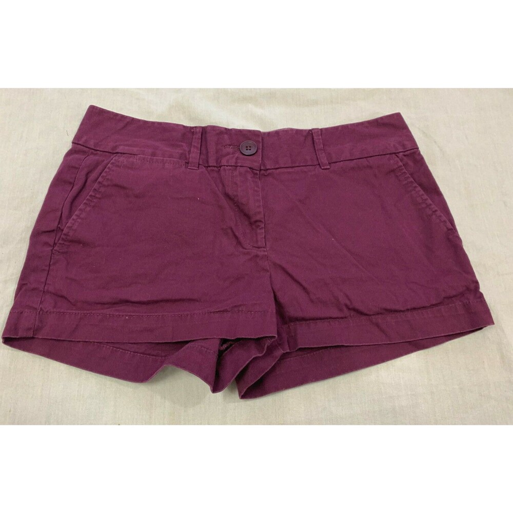 ANN TAYLOR LOFT WOMENS COTTON SHORTS SIZE 2